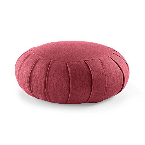 Coussin de méditation pour une détente ultime après l'effort de votre sportive préférée.