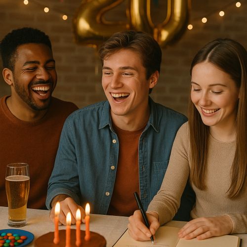 Livre d'or coloré pour 20ème anniversaire, personnalisable avec messages et dessins.
