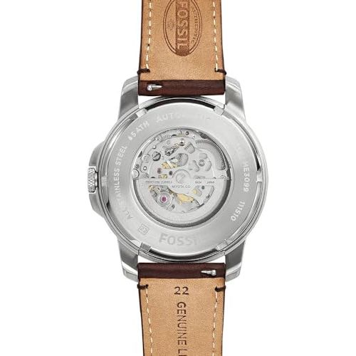 La montre Fossil automatique bracelet cuir