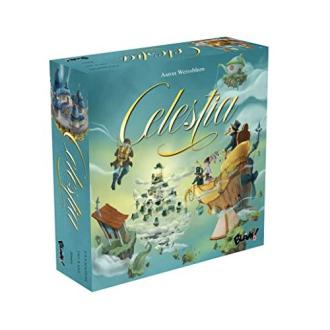 Jeu de société Celestia pour aventure fantastique en famille avec stratégie et bluff, idéal pour cadeau.