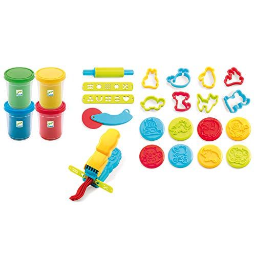 Coffret créatif Pâte à Modeler Bestioles DJECO pour enfants avec outils colorés