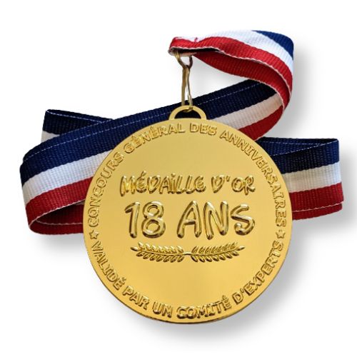 La Médaille d'or des 18 ans