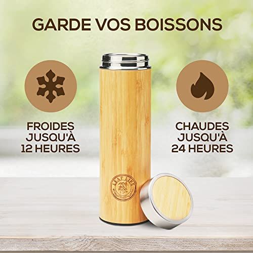 Bouteille infuseur LeafLife élégante et écologique pour thé