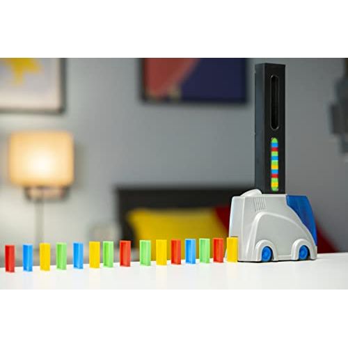 Jeu de construction Domino Express Ultra Power, stimule la créativité et l'apprentissage chez les enfants, avec 180 pièces pour des cascades spectaculaires.