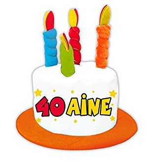 Chapeau Bougies 40 Ans Chapeau Bougies 40 Ans