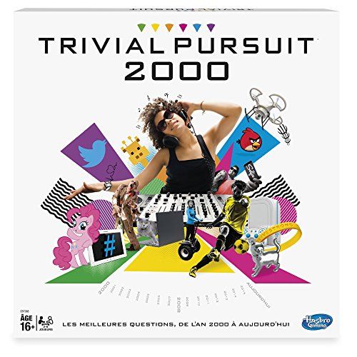 Trivial Poursuit années 2000 : jeu de société avec 1800 questions pour les fans des années 2000.
