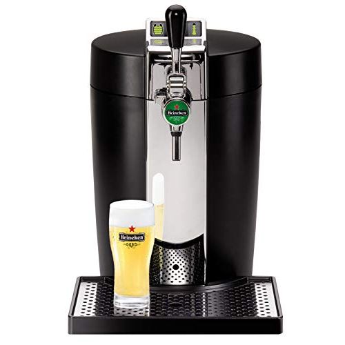 Krups Pompe à bière domestique pour fûts de 5L avec système de refroidissement