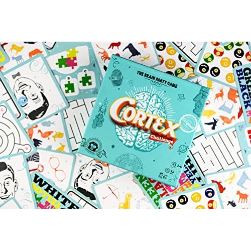 Jeu de société Cortex Challenge pour tous âges, stimulant mémoire et logique