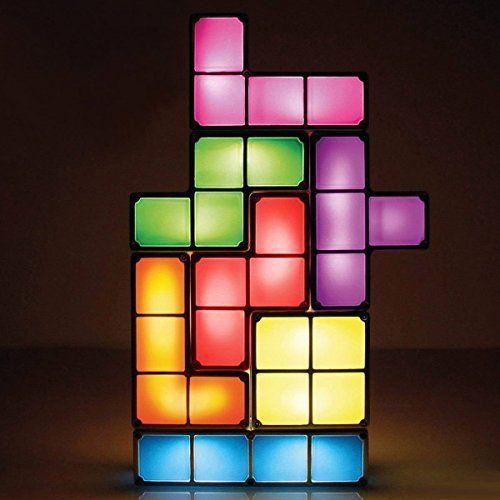 Lampe Tetris : la lampe déco pour les fans du jeu vidéo emblématique des années 80.