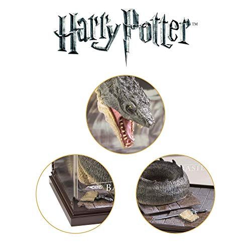 Figurine Basilic Harry Potter, édition collector The Noble Collection avec épée de Gryffondor et journal de Tom Jedusor.