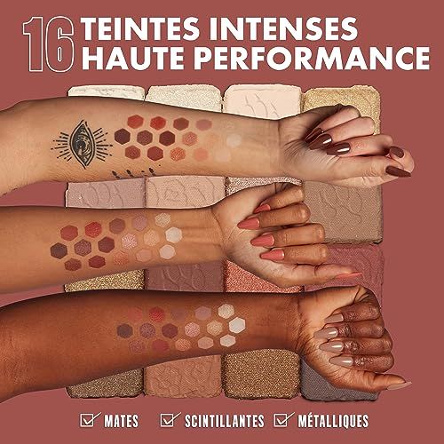 Palette de maquillage NYX - Palette de fards à paupières haute performance aux couleurs envoûtantes ton-sur-ton.