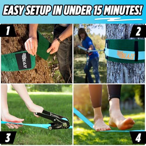 Le kit pour faire de la Slackline