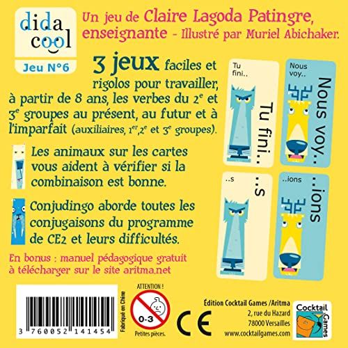 ConjuDingo, jeu éducatif de conjugaison