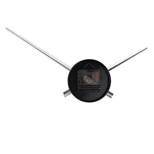 Horloge murale géante contemporaine Timelike avec aiguilles silencieuses et personnalisables.