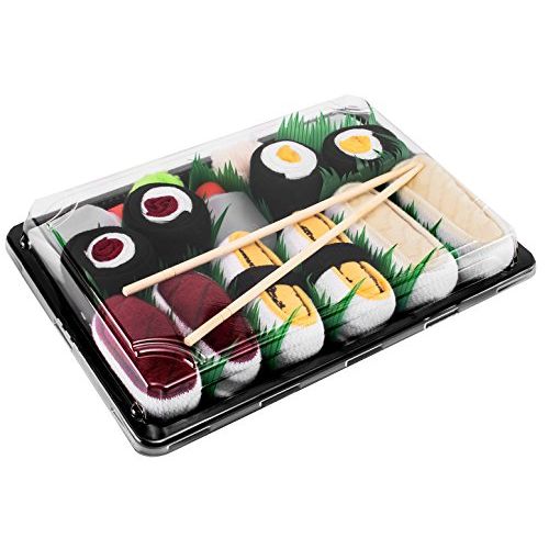 Coffret chaussettes Sushi amusant et original pour surprise garantie