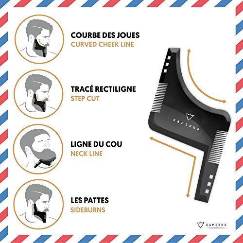 Pochoir à barbe pour homme - Sapiens