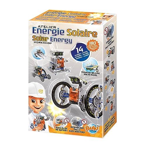 Kit Buki construction solaire éducatif pour enfant explorateur et créatif.