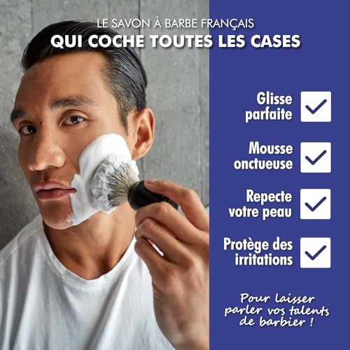 Savon de rasage Monsieur Barbier dans boîte élégante
