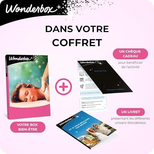 Coffret cadeau Wonderbox Bien-être d'Exception avec soins relaxants et spa de luxe