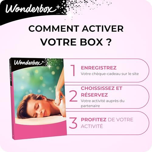 Coffret cadeau Wonderbox Bien-être d'Exception avec soins relaxants et spa de luxe