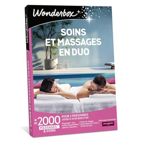 Coffret cadeau bien-être en duo pour relaxation et évasion luxueuse.