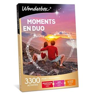 Coffret Cadeau Wonderbox pour deux, expériences variées et personnalisables