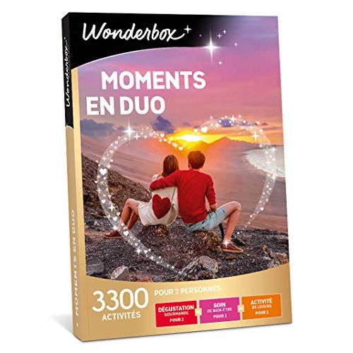 Coffret Wonderbox Saint-Valentin Moments en duo aventure personnalisée