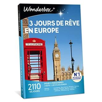 Les plus belles villes d'Europe dans une box cadeau