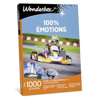 Wonderbox Emotion - Coffret cadeau avec plus de 1700 activités au choix, du plus classique au plus original. Idéal pour faire découvrir de nouvelles expériences.