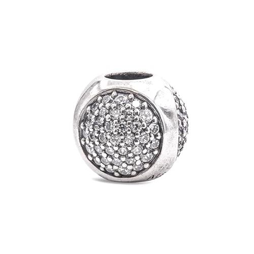 Bijou Drop Pandora en argent sterling orné de zircons cubiques, cadeau élégant et intemporel pour bracelet, idéal pour célébrations spéciales.