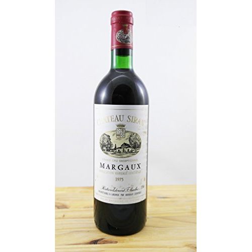 Château Siran 1975, vin d'exception pour anniversaire 50 ans, raffiné et historique