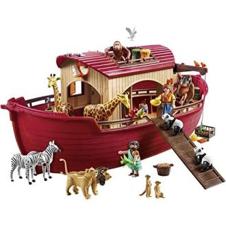 Arche de Noé Playmobil, jouet éducatif et écologique pour enfants 4-6 ans, stimule créativité et apprentissage avec personnages et animaux.