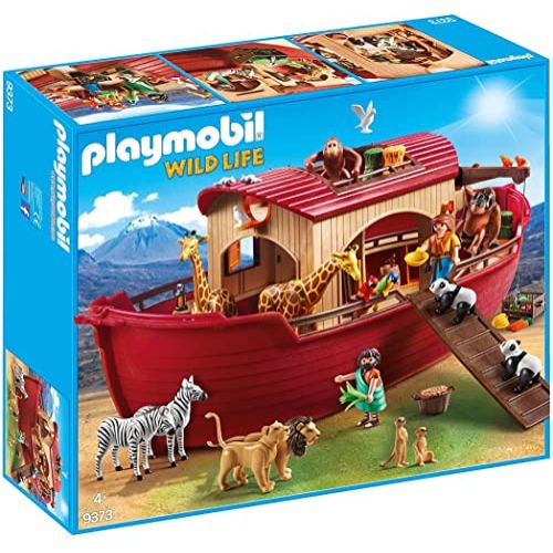 Arche de Noé Playmobil, jouet éducatif et écologique pour enfants 4-6 ans, stimule créativité et apprentissage avec personnages et animaux.
