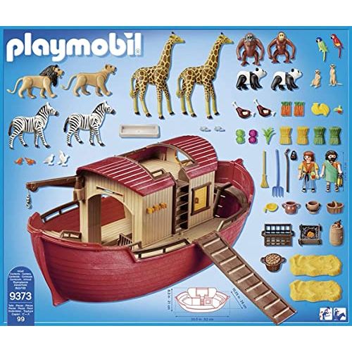 Arche de Noé Playmobil, jouet éducatif et écologique pour enfants 4-6 ans, stimule créativité et apprentissage avec personnages et animaux.