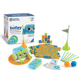 Kit d'activités de codage pour enfants, Robot Botley de Learning Resources, jeu éducatif interactif dès 5 ans pour développer la logique et créativité.