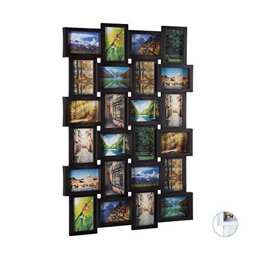 Pêle-mêle de photos : Cadeau déco mural avec 24 emplacements pour souvenirs