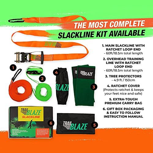 Le kit pour faire de la Slackline