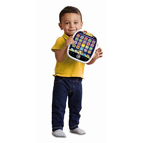 Lumi Tablette des Découvertes de Vtech pour enfant de 1 à 3 ans, jeux éducatifs interactifs et design ergonomique.