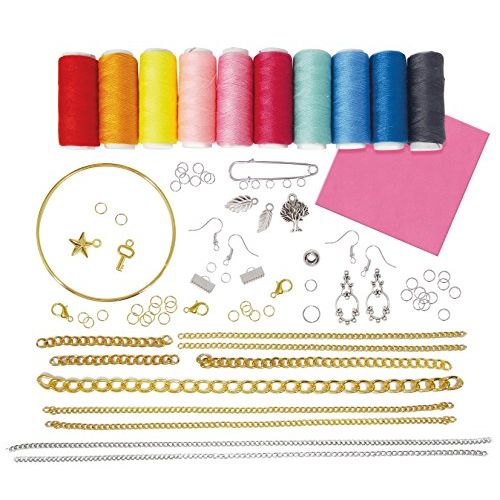 Kit DIY bijoux pompons Buki pour enfants créatifs