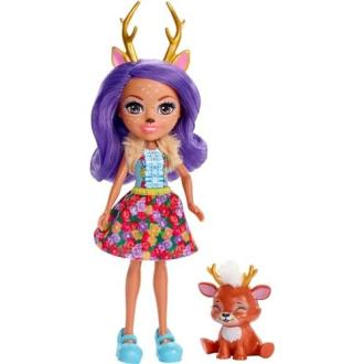 Poupée Enchantimals Danessa Biche avec cerf Sprint, jouet pour stimuler l'imagination et la créativité des enfants, cadeau parfait pour filles 4 à 8 ans.
