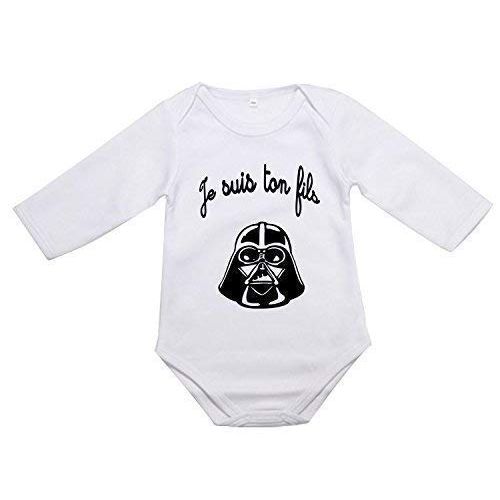 Body bébé 'Je Suis Ton Fils' pour fans de Star Wars