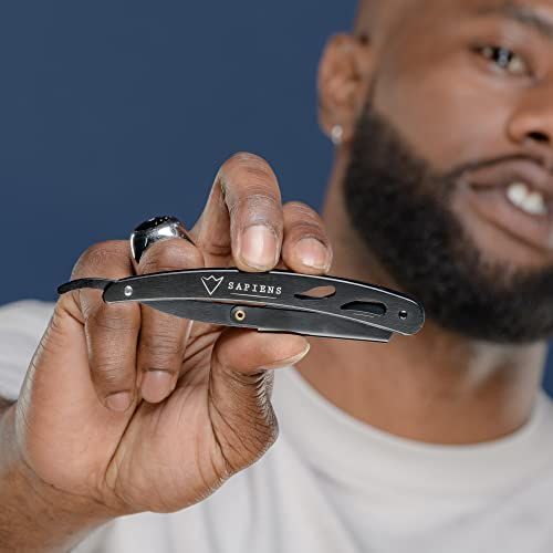 Rasoir à barbe Sapiens haute précision avec étui