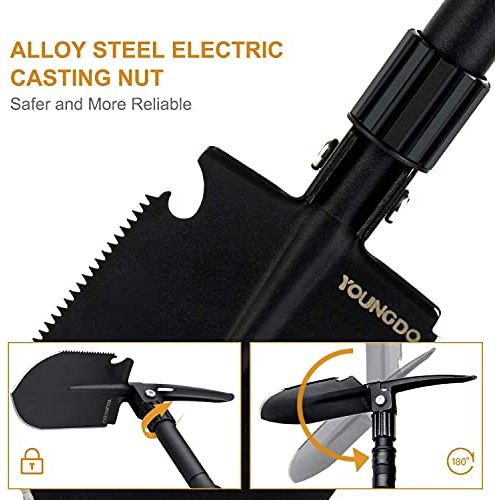 Une pelle pliante multifonction pour la survie