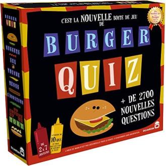 Burger Quiz jeu de société culturel et humoristique pour soirées conviviales en famille ou entre amis