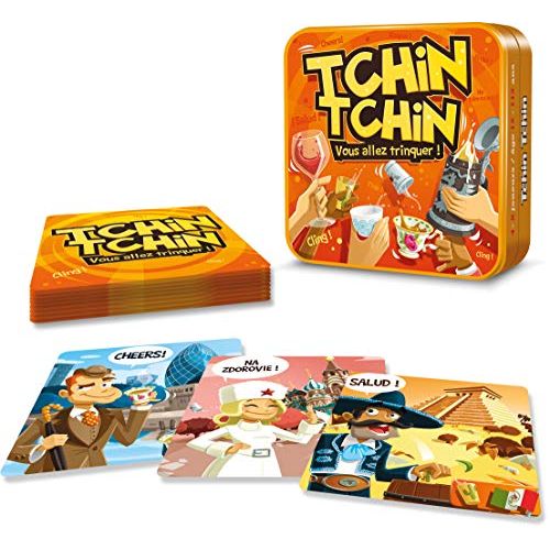 Jeu d'apéritif convivial Tchin Tchin d'Asmodee pour soirée entre amis