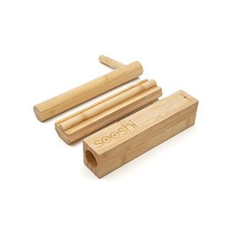 Kit de préparation de maki sushi COOKUT en bambou durable pour sushis maison écoresponsables