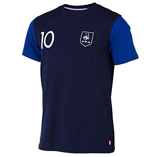 Maillot de foot enfant Equipe de France, bleu avec coq et étoiles