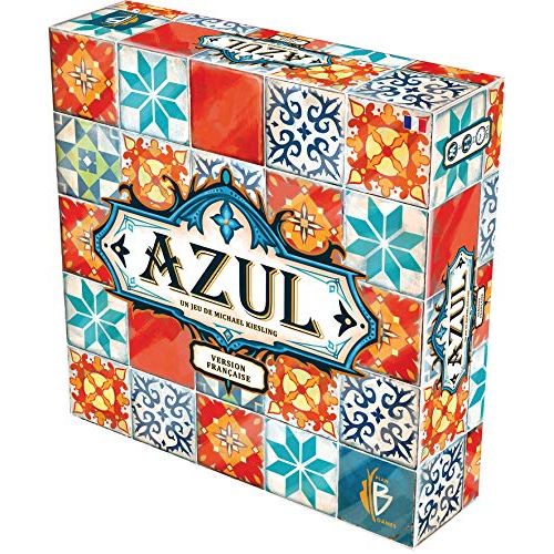 Azul, jeu de société - Un jeu captivant avec un design magnifique et des tuiles en céramique de haute qualité.