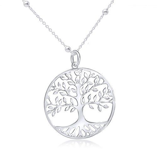 Pendentif Arbre de Vie en argent sterling 925, symbole fort et intemporel.