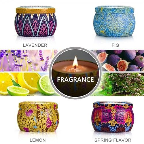 Coffret de bougies parfumées, idée cadeau élégante et apaisante, idéal pour anniversaire, fête des mères ou détente à domicile.